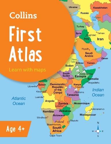 Collins First Atlas: Ideal for Learning at School and at Home