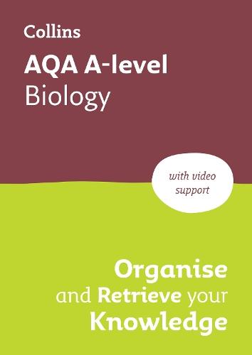 AQA A-level Biology Organise and Retrieve Your Knowledge: Ideal for the 2026 and 2027 Exams