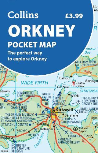 Orkney Pocket Map: The Perfect Way to Explore Orkney