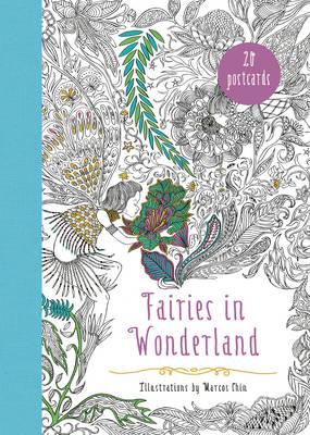 Fairies in Wonderland 20 Postcards: An Interactive Coloring Adventure for All Ages