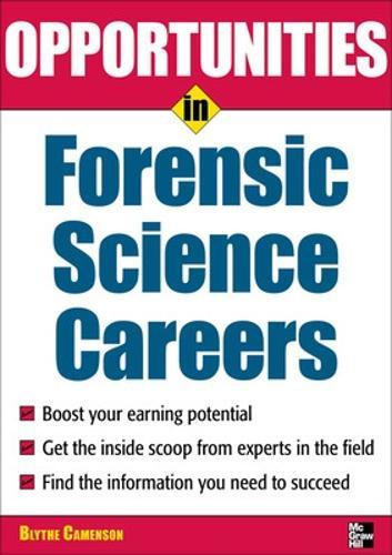Opportunities in Forensic Science