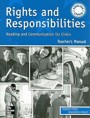 Rights and Responsibilities Teacher's Manual: Reading and Communication for Civics