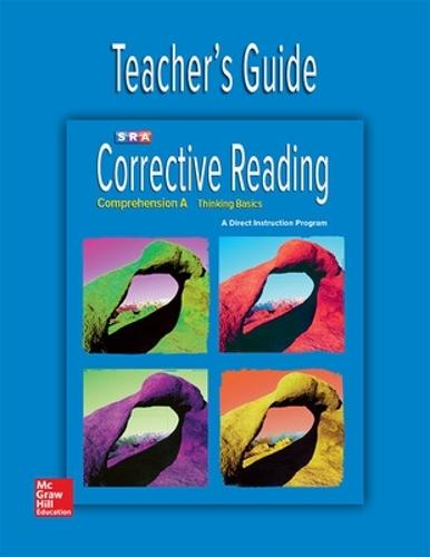 Corrective Reading Comprehension Level A, Teacher Guide