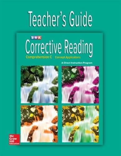 Corrective Reading Comprehension Level C, Teacher Guide