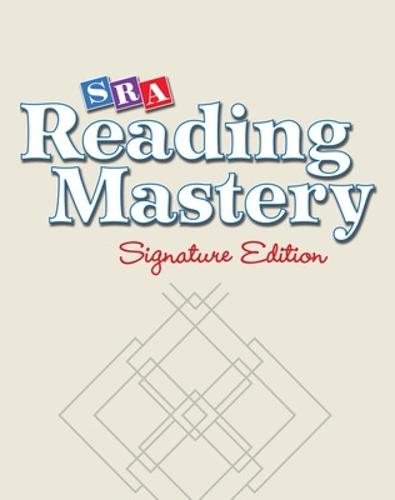Reading Mastery Language Arts Strand Grade 2-5, Teaching Tutor