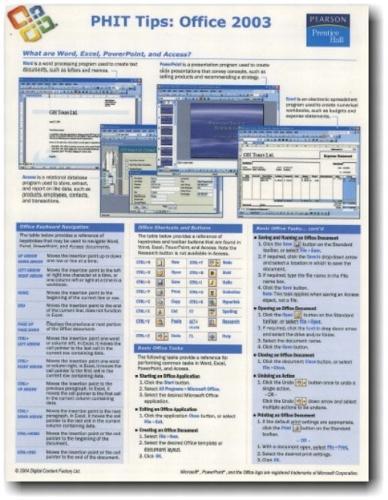 PHIT Tips Excel 2003