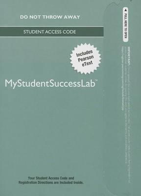 Mylab Student Success with Pearson Etext -- Standalone Access Card