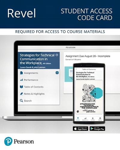 Revel Access Code for Strategies for Technical Communication in the Workplace