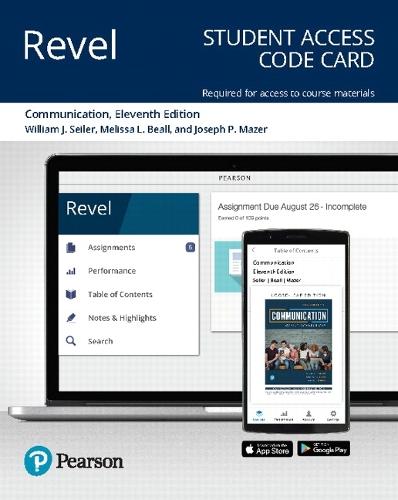 Revel Access Code for Communication: Making Connections