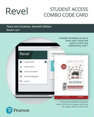 Revel for Texts and Contexts: Writing about Literature with Critical Theory -- Combo Access Card