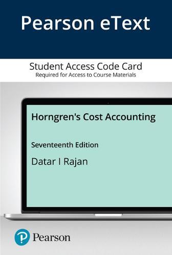 Horngren's Cost Accounting