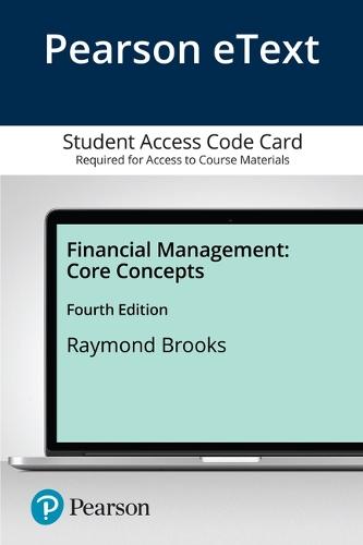 Financial Management: Core Concepts