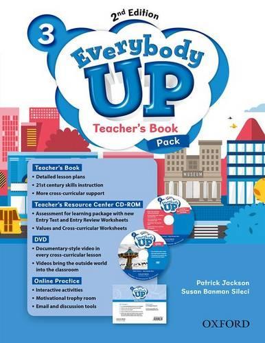 Everybody Up: Level 3: Teacher's Book Pack with DVD, Online Practice and Teacher's Resource Center CD-ROM: Linking your classroom to the wider world