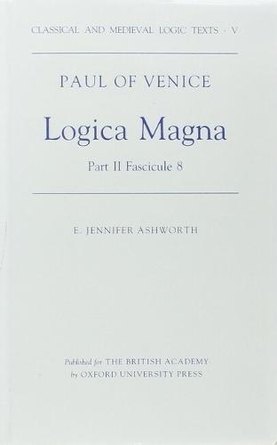 Paul of Venice: Logica Magna II, Fasc 8