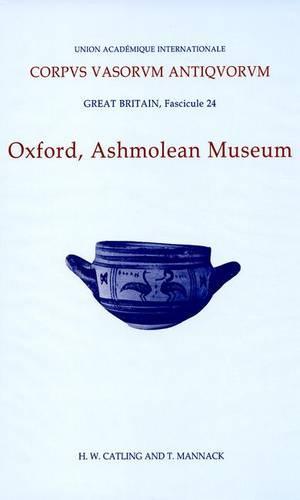 Corpus Vasorum Antiquorum, Great Britain Fascicule 24, Oxford Ashmolean Museum, Fascicule 4