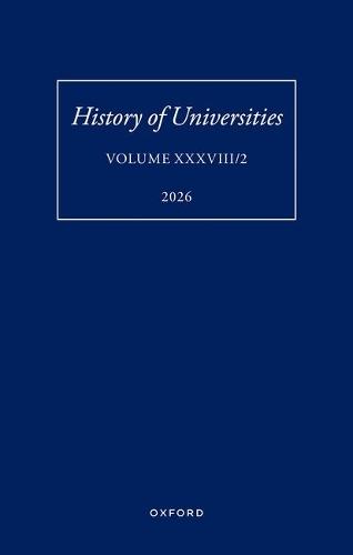 History of Universities: XXXVIII/2