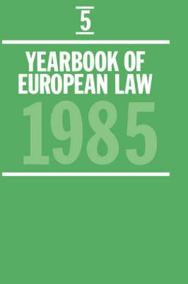 Yearbook of European Law 1985