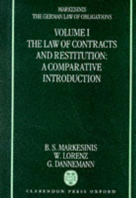The German Law of Obligations