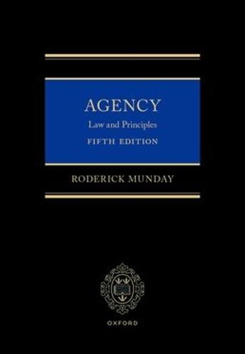 Agency: Law and Principles