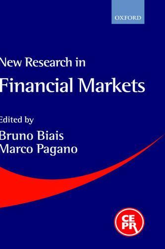 New Research in Financial Markets