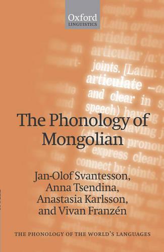 The Phonology of Mongolian