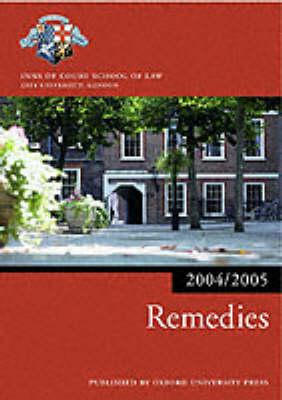 Remedies 2004/2005
