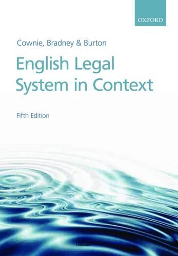 English Legal System in Context