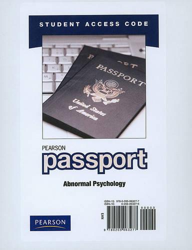 Pearson Passport -- Standalone Access Card -- for Abnormal Psycholgy