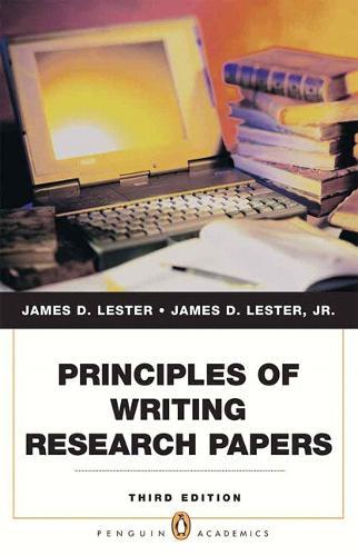 Principles of Writing Research Papers