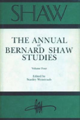 Shaw: The Annual of Bernard Shaw Studies