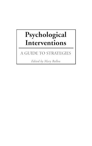 Psychological Interventions: A Guide to Strategies