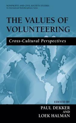 The Values of Volunteering: Cross-Cultural Perspectives