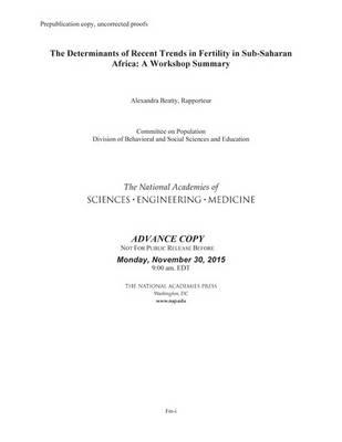 Recent Fertility Trends in Sub-Saharan Africa: Workshop Summary