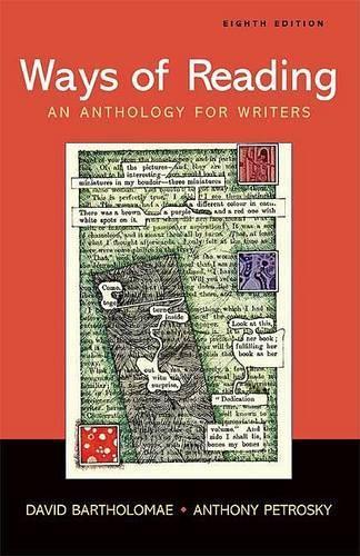 Ways of Reading: An Anthology for Writers