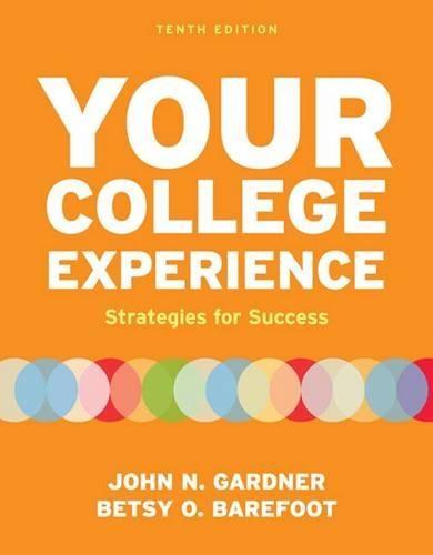 Your College Experience: Strategies for Success