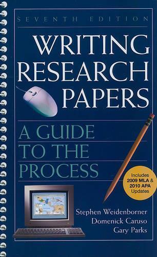 Writing Research Papers: A Guide to the Process