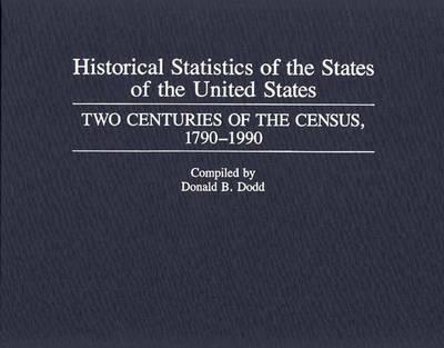 Historical Statistics of the States of the United States: Two Centuries of the Census, 1790-1990