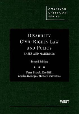 Disability Civil Rights Law and Policy, Cases and Materials