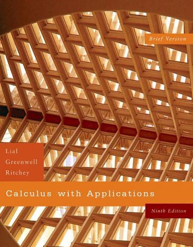 Calculus with Applications, Brief Version