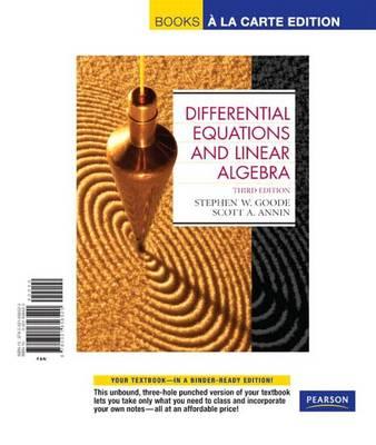 Differential Equations and Linear Algebra