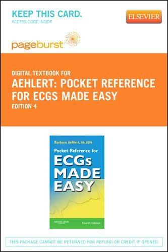 Pocket Reference for Ecgs Made Easy - Elsevier eBook on Vitalsource (Retail Access Card)