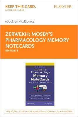 Mosby's Pharmacology Memory Notecards - Elsevier eBook on Vitalsource (Retail Access Card): Visual, Mnemonic, and Memory AIDS for Nurses
