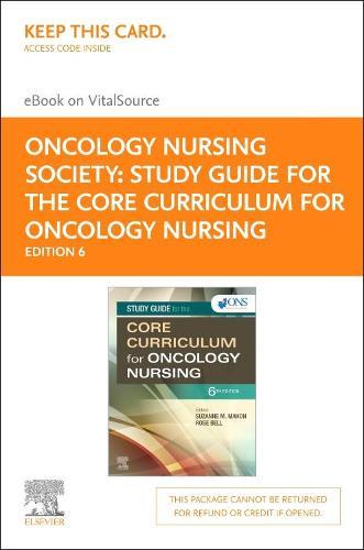 Study Guide for the Core Curriculum for Oncology Nursing Elsevier eBook on Vitalsource (Retail Access Card)