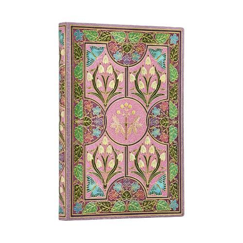 Mimosa (Poetry in Bloom) Mini Lined Softcover Journal (Elastic Band Closure)