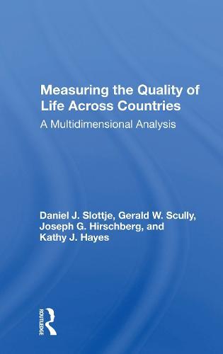 Measuring The Quality Of Life Across Countries: A Multidimensional Analysis
