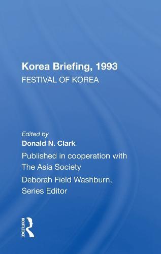 Korea Briefing 1993: Festival of Korea