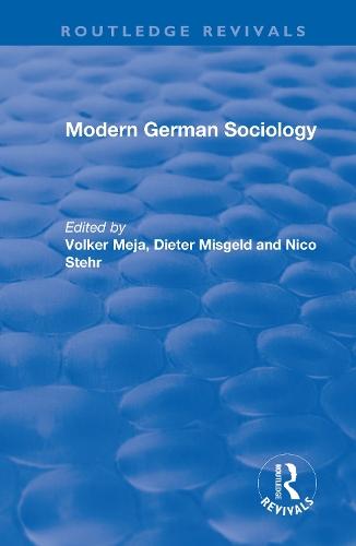 Modern German Sociology