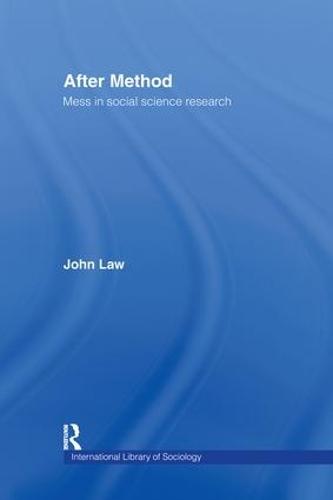 After Method: Mess in Social Science Research
