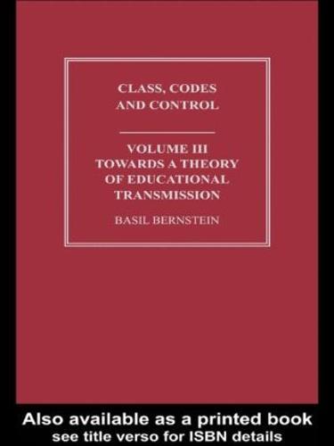 Towards a Theory of Educational Transmissions