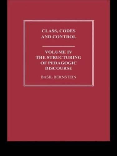 The Structuring of Pedagogic Discourse